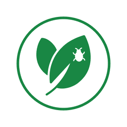 Leaf with bug icon