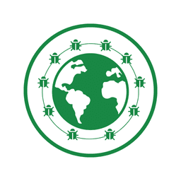Globe with bugs icon